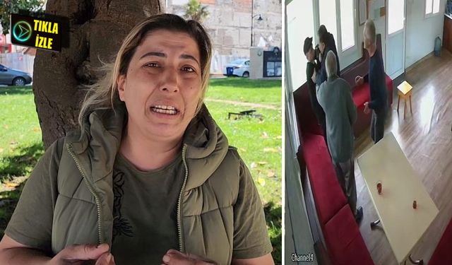 Ereğli'de, taksi durağında darp anları kamerada