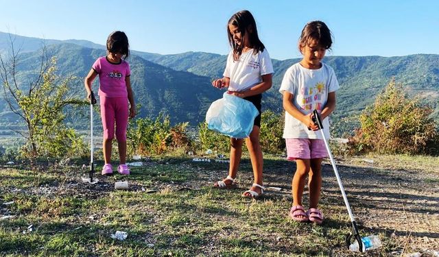 Gurbetçi ailenin çevre duyarlılığı takdir görüyor