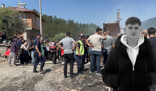 16 yaşındaki genç, yangında hayatını kaybetti