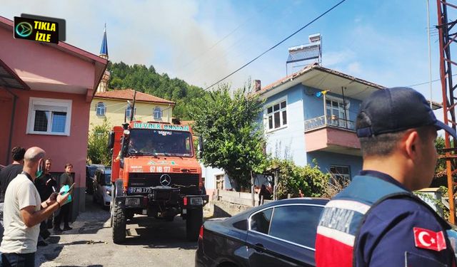 Devrek'te yangın: Tahliye işlemleri başladı!