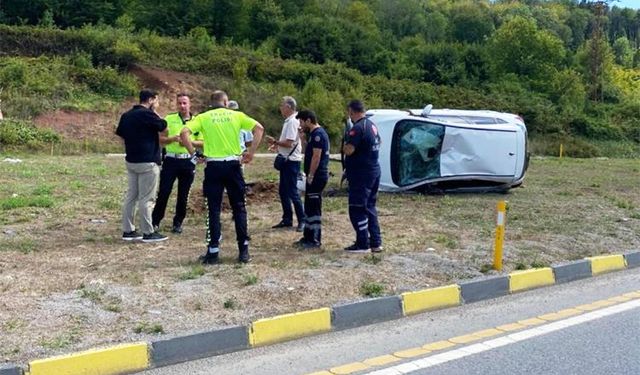 Zonguldak-Ereğli yolunda kaza: 1 yaralı!