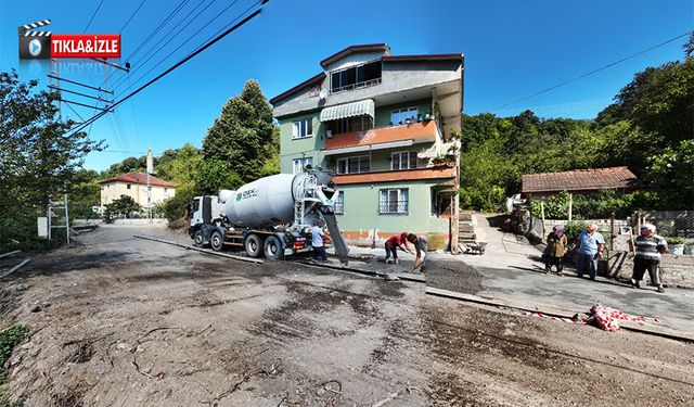 Kavaklıdere'nin yol sorunu çözülüyor