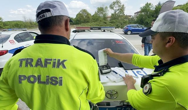 17 sürücüye alkolden işlem yapıldı