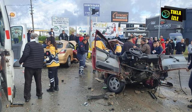 Zonguldak-Bartın yolunda feci kaza: 6 yaralı!