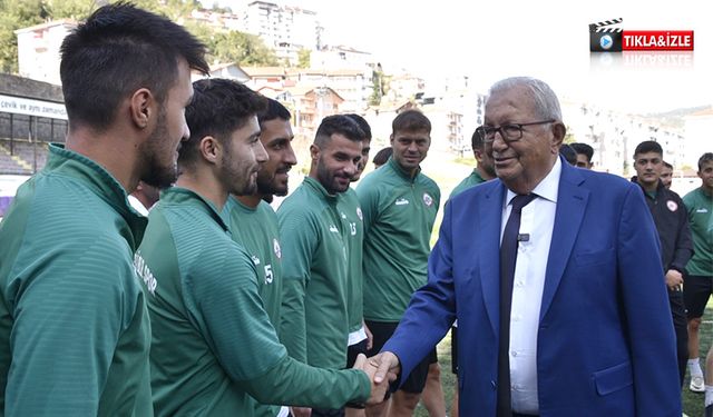 Posbıyık'tan takıma moral ziyareti