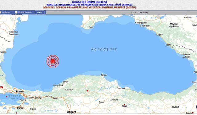 Deprem! Ereğli'de de hissedildi!