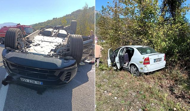 Zonguldak-Karabük yolunda kaza: 6 yaralı!