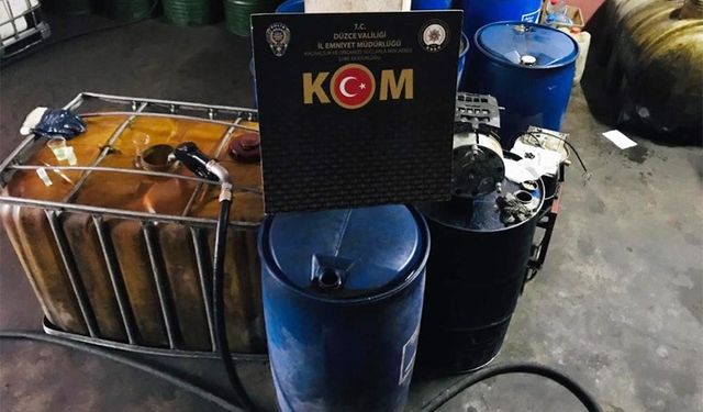 Bin 230 litre kaçak akaryakıt ele geçirildi!