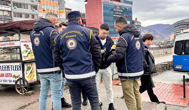 Zonguldak’ta, 7 düzensiz göçmen yakalandı