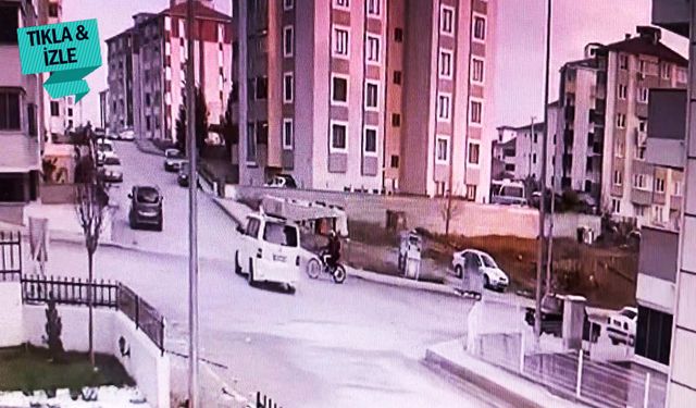 2 kişinin yaralandığı kaza anı kamerada