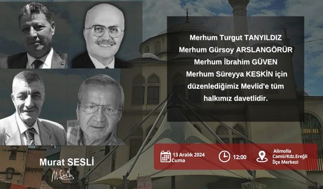 Sesli'den Mevlide davet