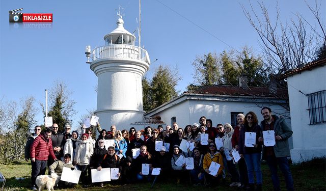 Bu kez rota Ölüce Deniz Feneri'ydi