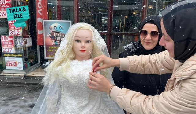 Kardan gelin ve damada düğün yapıldı!