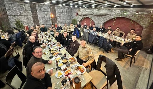 Ereğli’de, bekçiler ve amirleri iftarda buluştu