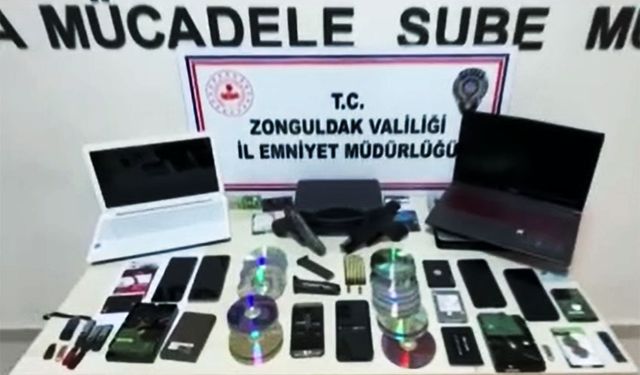 Zonguldak'ta bahis ve dolandırıcılık operasyonu