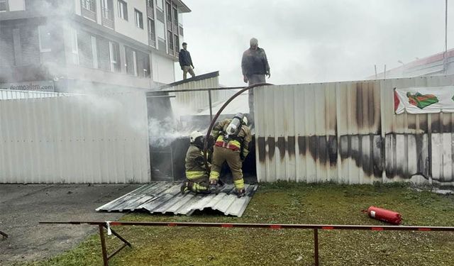 Tarım ürünleri satan firmanın deposunda yangın!