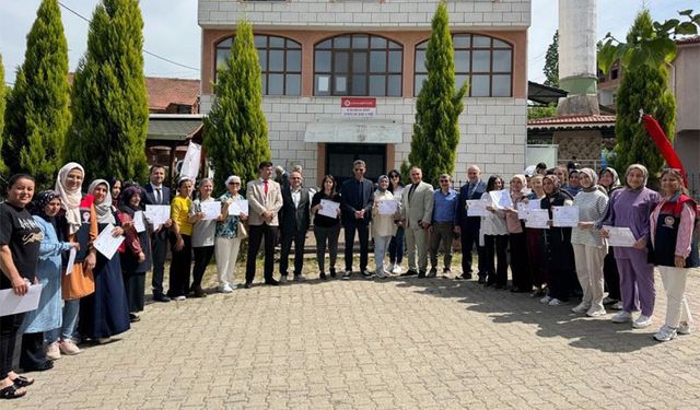 35 kadın seracılık belgesi aldı