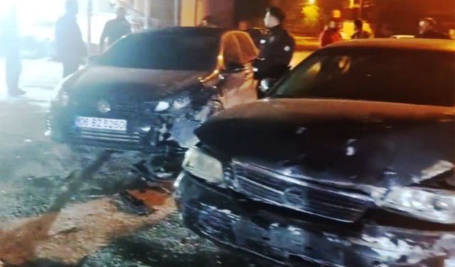 Çevirmeden kaçtı, kaza yaptı!
