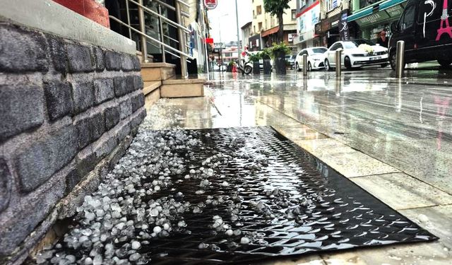 Dolu yağışı etkili oldu!