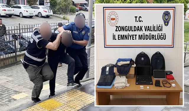 Ereğli'de, hırsızlık şüphelisi tutuklandı