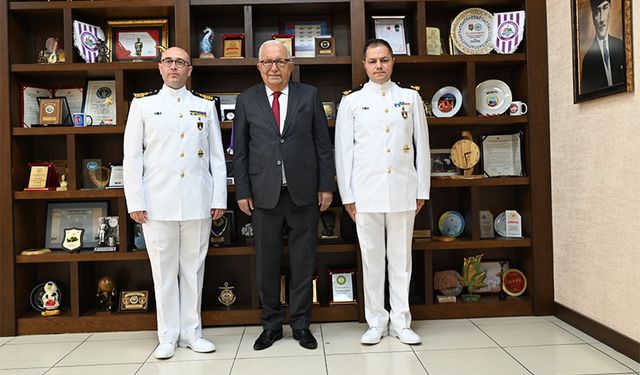 Komutanlar, Başkan Posbıyık'ı ziyaret etti