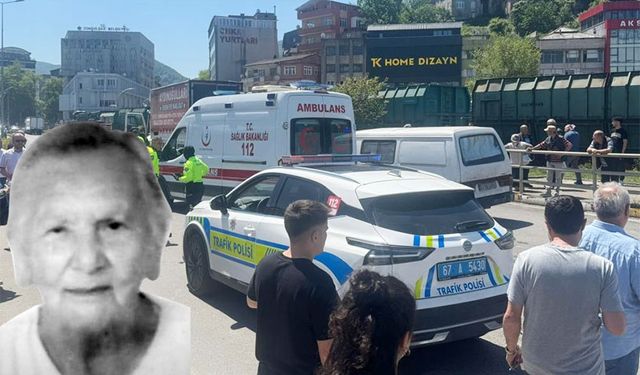 Zonguldak'ta, kamyonun çarptığı kadın hayatını kaybetti!