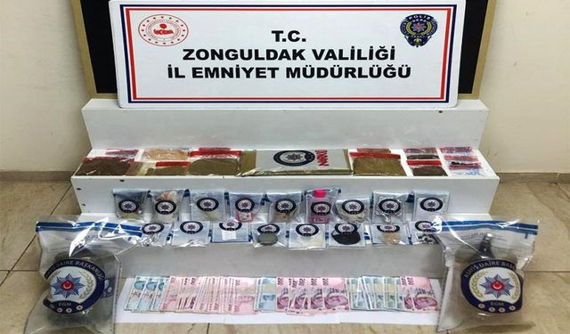 Zonguldak’ta narkotik operasyonu: 3 tutuklu!