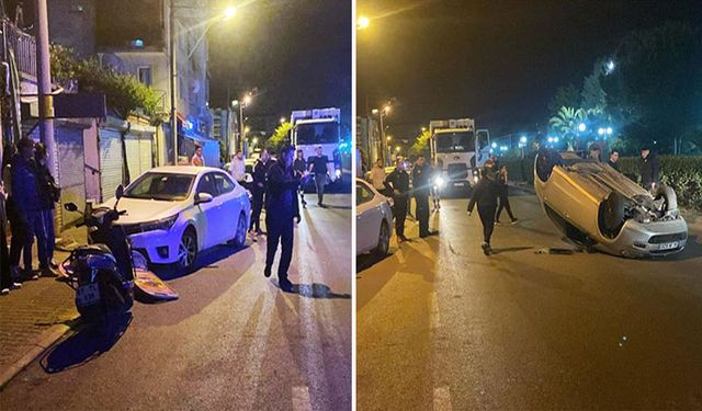 "Bu arabaya ben mi çarptım?" diye sordu