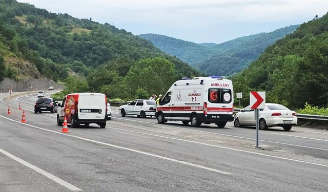 Zonguldak-Ankara yolunda kaza: 1 yaralı!