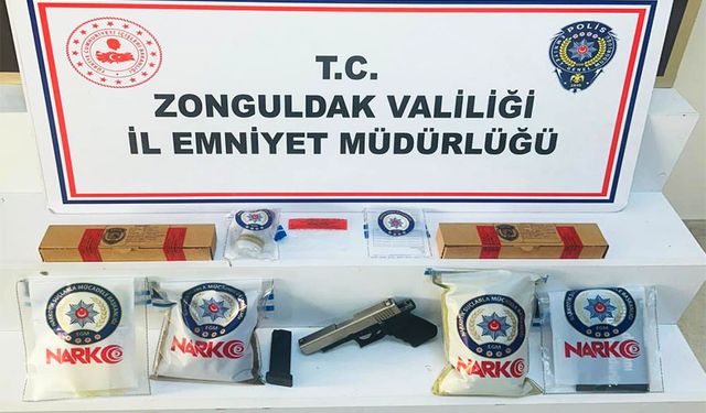 Zonguldak’ta narkotik operasyonu