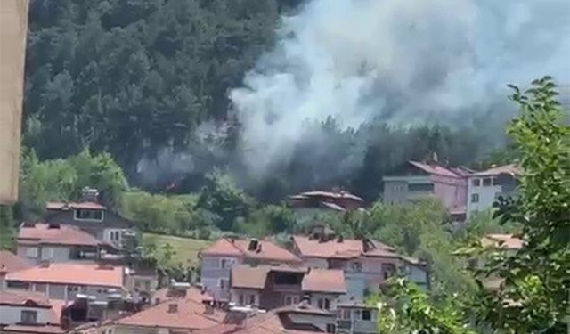 Örtü yangını, büyümeden söndürüldü