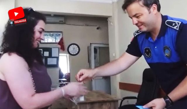 Pırlantalarını kaybettiğini zabıtadan öğrendi!