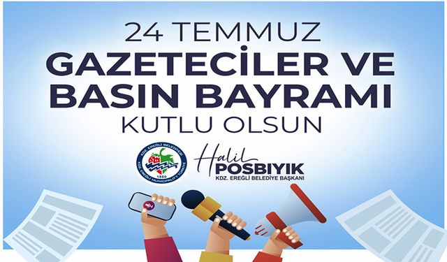 Posbıyık, Basın Bayramı'nı kutladı