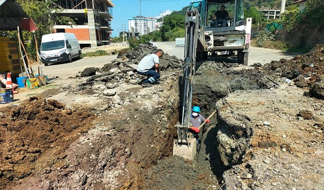 Ereğli'de, alt yapı çalışmaları sürüyor