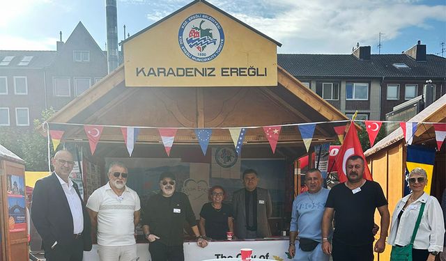 Ereğli heyetini, iş insanı Aydın ağırladı