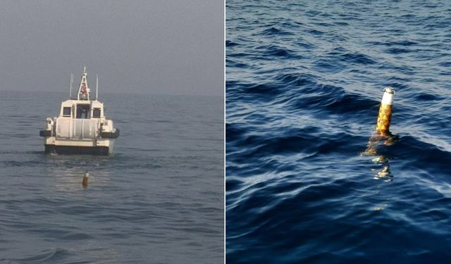 Akçakoca açıklarında füze motoru bulundu!