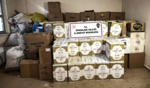 Kaçak tütün ve çay operasyonu: 3 gözaltı!