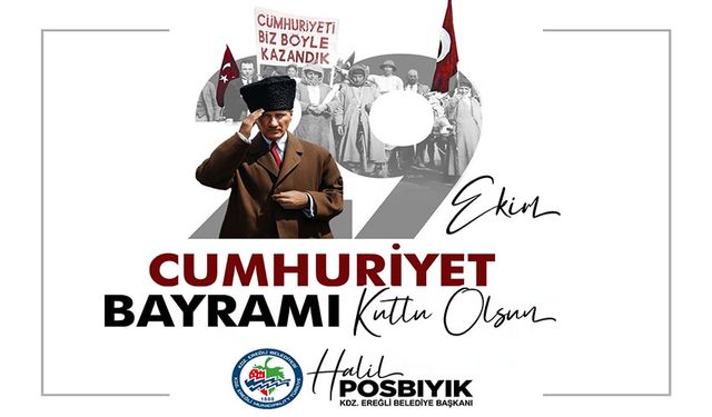 "Cumhuriyet, geleceğe karşı sorumluluğumuzdur"