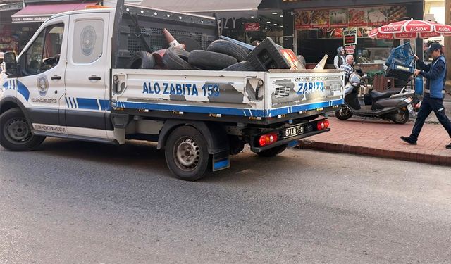 Ereğli'de, kaldırım işgaliyle mücadele sürüyor!