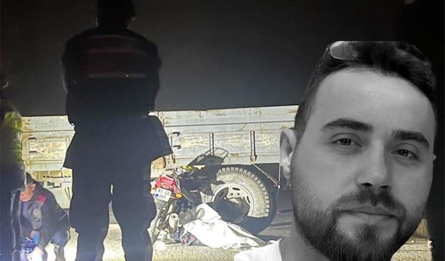 Motosiklet, traktöre çarptı: 1 ölü!