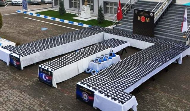 Yolcu otobüsünde silah parçaları ele geçirildi!