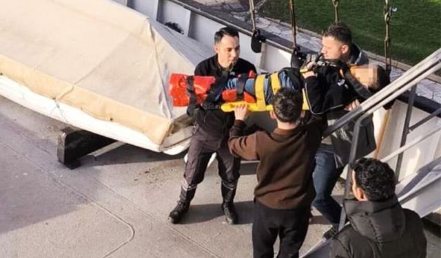 Alemdar Gemisi'ne çıkarken yaralandı!