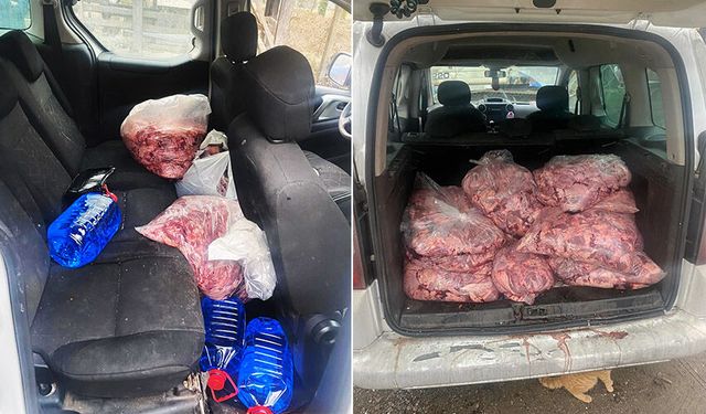Devrek’te, 450 kilo bozulmuş et ele geçirildi!