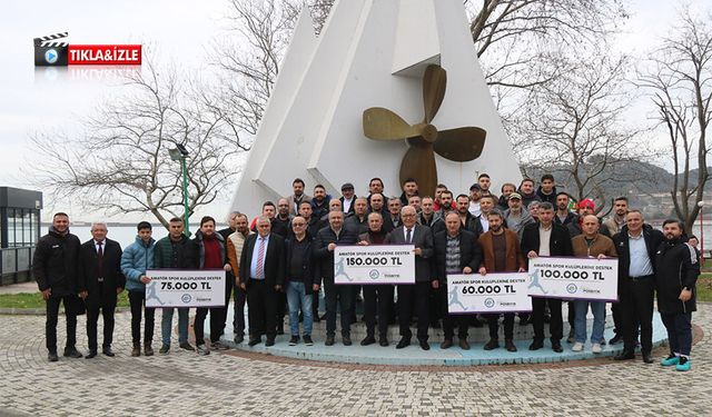 22 Spor Kulübüne 1,5 milyon yardım yapıldı