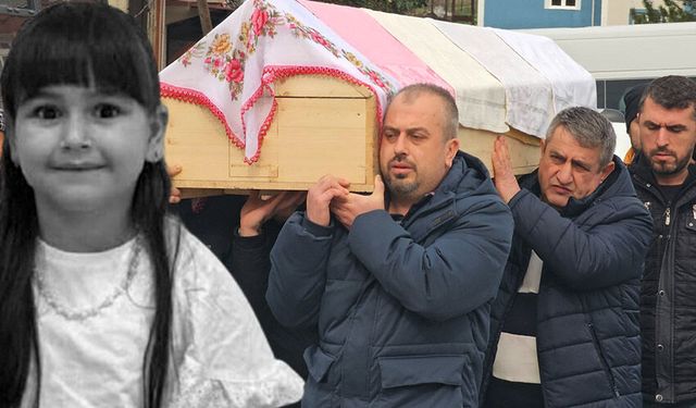 Küçük Elanur, gözyaşları arasında defnedildi