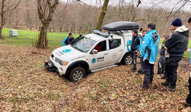 UMKE personeline, zorlu arazi eğitimi