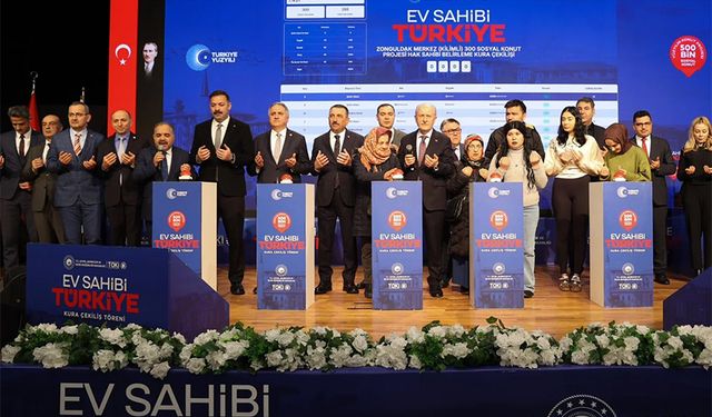 Bin 872 ailenin ev hayali gerçek oldu
