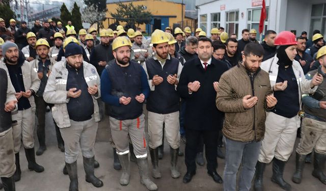 Armutçuk maden şehitleri, dualarla anıldı