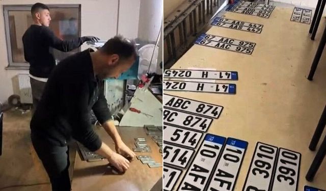 Şoförler Odası'nda yoğun plaka mesaisi