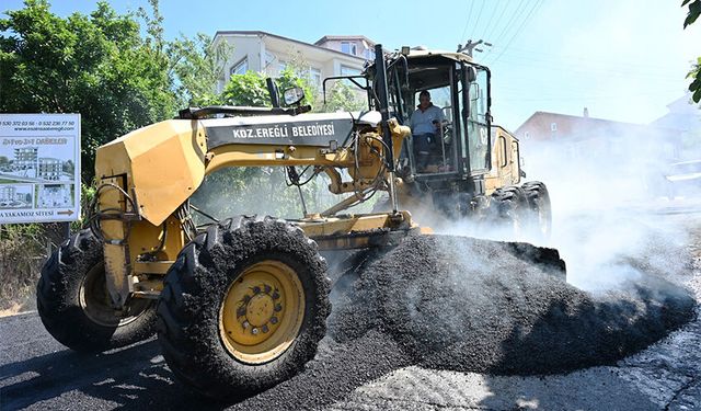Asfalt çalışmaları Bağlık'tan başladı